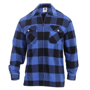 Concealed Carry Flannel Shirt - Blue