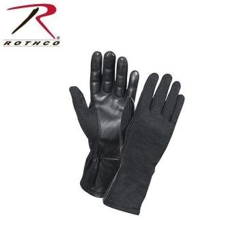 Rothco GI Type Flight Gloves - Fire Resistant Nomex and Leather