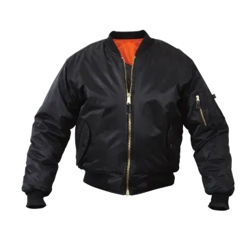 Rothco MA-1 Flight Jacket - Black