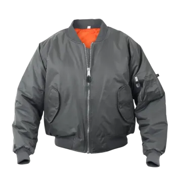 Rothco MA-1 Flight Jacket - Gun Metal Grey
