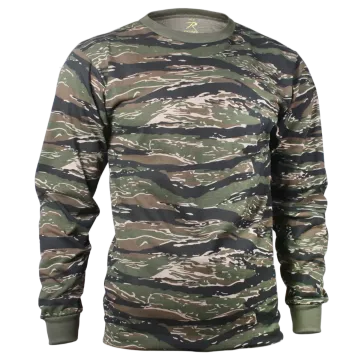 Rothco Long Sleeve Tiger Stripe Camo Shirt 