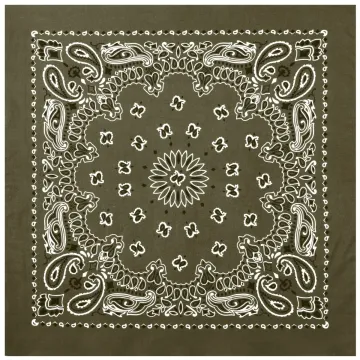 Rothco Trainman Olive Drab Paisley Bandanna