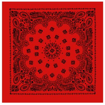 Rothco Trainman Red/Black Paisley Bandanna