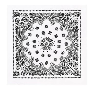 Rothco Trainman White Paisley Bandanna