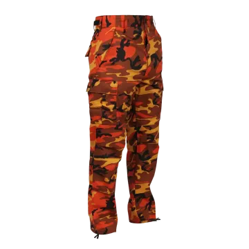 Savage Orange Camo BDU Pants