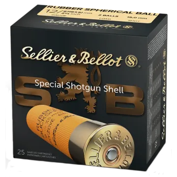 Sellier & Bellot 12-Gauge Rubber Bullets 
