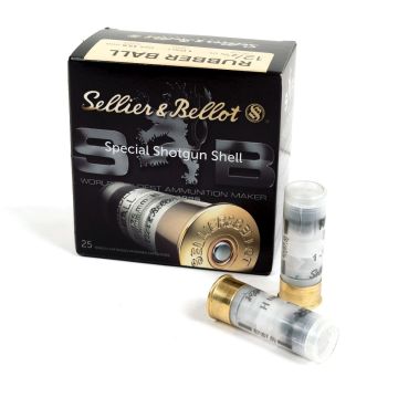 Sellier and Bellot 12-gauge Rubber Ball Slugs