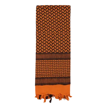 Orange Shemagh Desert Scarf 