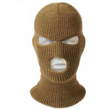 Three Hole Face Mask - Coyote Brown