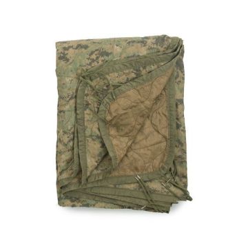 US Military Wet Weather Poncho Liner - MARPAT / Brown