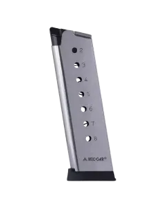 Mec-Gar Colt 1911 Stainless Steel 8-Round Magazine
