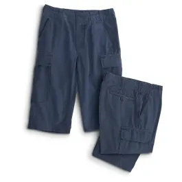 Military Patch Bermuda Loose Shorts