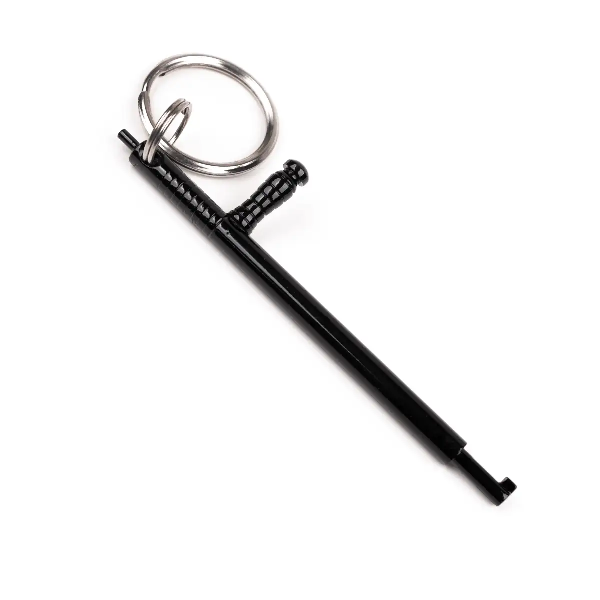 Keychain Handcuff Key T-Stick Black Universal Fit Law Enforcement EDC-img-0