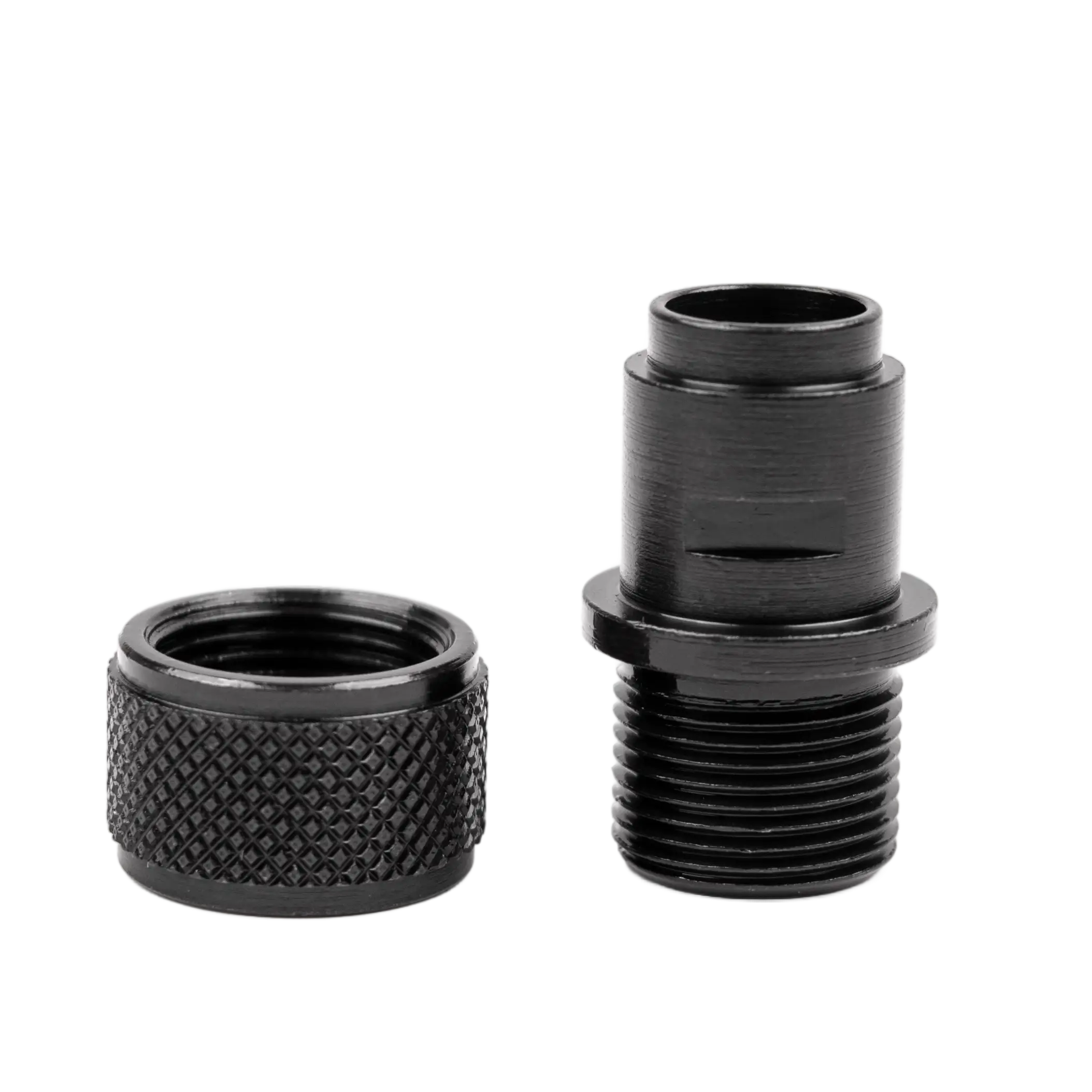 United Defense Walther P22 Thread Adapter M8x0.75 to 1/2x28 w/ Protector-img-1